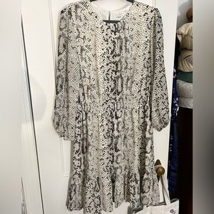 J.Crew NWT Snakeskin print dress